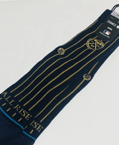 Aaron Judge Stance Socks Yankees NY MLB All Rise Medium Monument Park NWT Cover