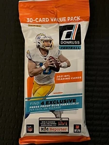 2021 Panini Donruss Football 30-Card Value Pack - Downtown - Lawrence, Chase - Picture 1 of 1