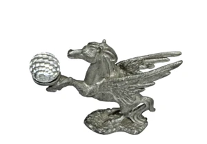 Spoontiques Figur Zinn Pegasus Fantasy fliegendes Pferd CMR481 Kristallkugel - Bild 1 von 3