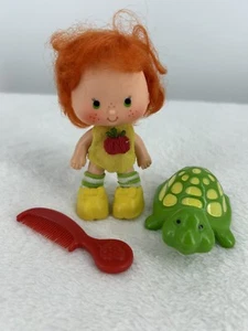 Vintage Strawberry Shortcake APPLE DUMPLING Doll with TEA TIME TURTLE Shoes Comb - Picture 1 of 14