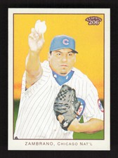2009 Topps 206   Carlos Zambrano #114 Chicago Cubs