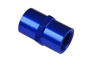 Adapter end nipple connector fitting 1/4&quot;NPT Blue - Picture 1 of 6
