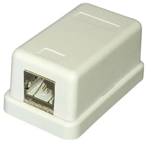 TUK - Cat6a Tool-less Surface Mount Socket, 1 Port - Picture 1 of 1