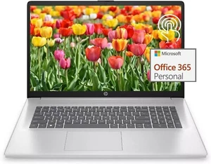 HP 2023 Newest 17.3" Touchscreen Laptop, Intel Pentium N5030 8GB RAM 256GB SSD - Picture 1 of 4