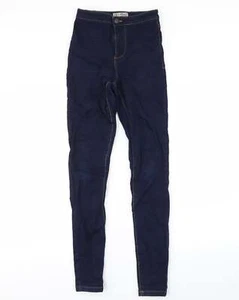 DENIM&co Womens Blue Polyester Blend Skinny Jeans Size 8 L28 - Picture 1 of 12