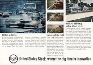1965 United States Steel: Relax a Little Vintage Print Ad - Picture 1 of 1