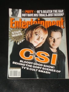 ENTERTAINMENT WEEKLY 2001, CSI, Puff Daddy, P. Diddy, Star Wars, Reba McEntire - Picture 1 of 1