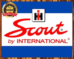 International Harvester - Scout - Restored - Metal Sign 11 x 14 - Picture 1 of 4