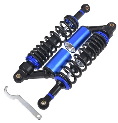 Federbeine 360mm. Gasstoßdämpfer pass.f. Simson S51 S50 S70 S83 SR50 TUNING Blau - Bild 1 von 4