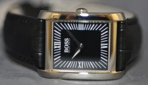 Hugo Boss Ladies Black Dial Black Genuine Leather Watch 1502199 - Picture 1 of 5