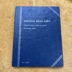 LINCOLN HEAD CENT COLLECTION 1909 TO 1940 Number One Book #9004 Whitman 47 Coins - Picture 1 of 6