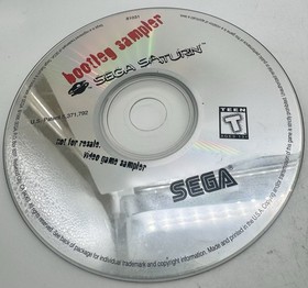 Bootleg Sampler - SEGA Saturn [DISC ONLY] Tested