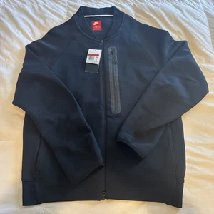 Nike Sportswear Tech Fleece Bomberjacke schwarz (FB8008-010) Herren Gr. L - hoch - Bild 1 von 13