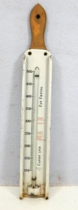 Vintage Candy & Deep Fry Thermometer – 500°F Range – Made in USA Wood Handle - Picture 1 of 7