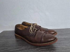 Allen Edmonds Herren Braun Leder Kappe Zehe Oxford Schuhe 11,5 B Dainite Sohle USA - Bild 1 von 12