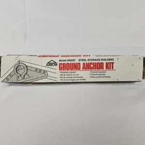 Arrow Shed 60297 Ground Anchor Kit Steel Storage Building NOS Please READ⬇ - Picture 1 of 9