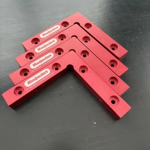 Woodpeckers Aluminum 6” PrecisionClamping Squares 4 Pack 90-Degree Corner Clamps - Picture 1 of 1