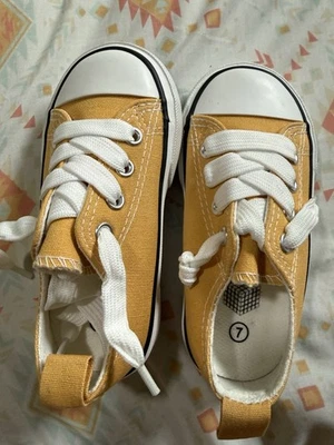 Ребенок ясельного возраста маленький ребенок мягкие холщовые туфли поскользнуться на кроссовки мягкий и прочный -7 - Изображение 1 из 4