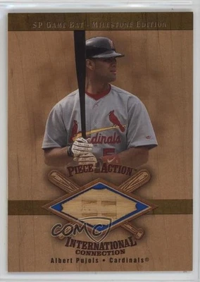 2001 SP Game Bat Milestone Edition Albert Pujols #I-AP Rookie RC - Image 1 of 2