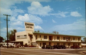 Miami,FL Knoxon Motel Florida Postcard - Picture 1 of 2
