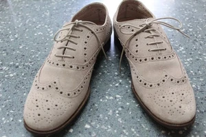 Church's Cape Buck Burwood Wildleder Oxford Brogue Schuhe Größe 38 Made in Italy - Bild 1 von 16