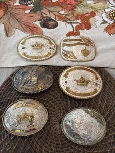 6 True Vintage High School Rodeo Champion Silber Gold Edelstein Trophäe Gürtelschnalle - Bild 1 von 13