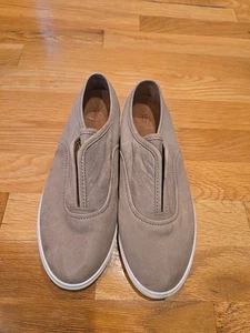 Frye Mindy slip on sneaker shoes lace less oiled leather size 6.5M - Picture 1 of 7