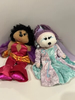 Beanie Kids Collectables - Donna The Disco Diva Bear & Mischa The Princess Bear - image 1 of 4