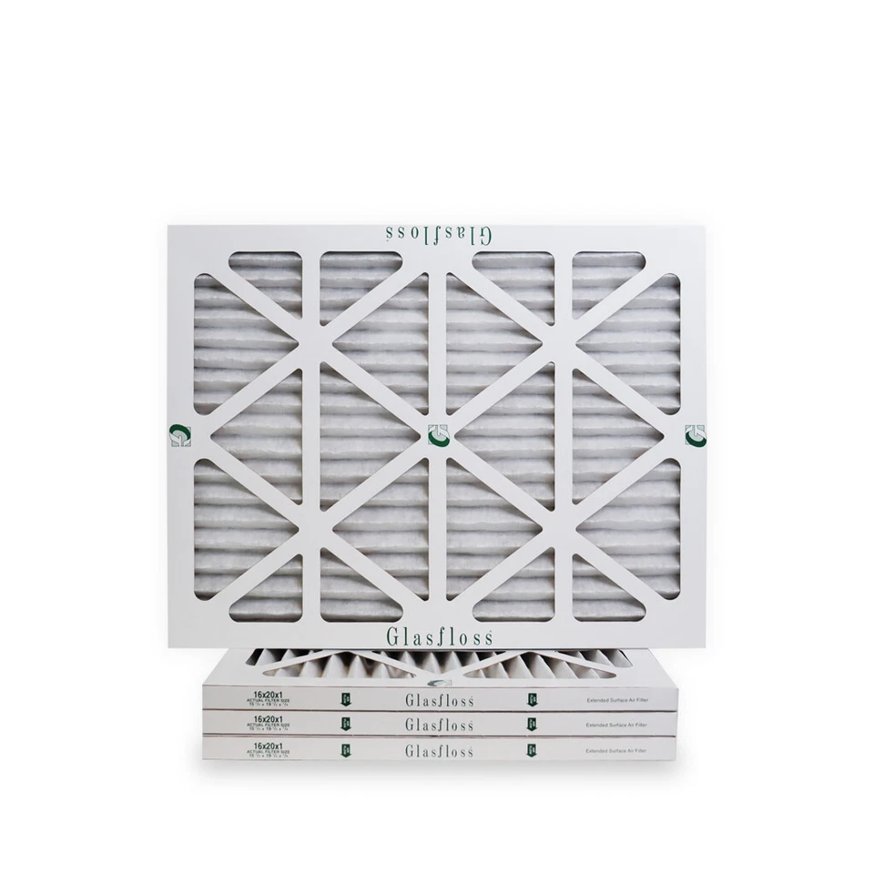 16x20x1 Air Filter ZL Series MERV 10 (Case of 4) AC Furnace Filters by Glasfloss - Image 1 of 1