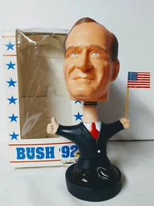Vintage GEORGE W. H. BUSH 1992 Bobblehead '92 election President - Picture 1 of 2