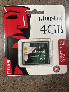 NEW Sealed Kingston 4GB Compact Flash CF Memory Card - Picture 1 of 2