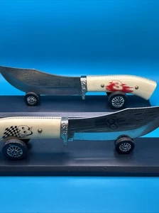 Dale Earnhardt 3 & Jr. # 8 Bowiemesser mit feststehender Klinge Racing Slick Ständer 10" Posten - Bild 1 von 4