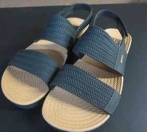 REEF WOMEN'S WATER VISTA SANDALS - BLACK/TAN - US SIZE 11 - Picture 1 of 5