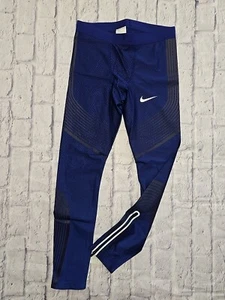 Nike Pro Elite Rosa Power Speed Long Tights Size Large Track and Field Rare - Picture 1 of 7