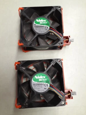 (2) Nidec TA350DC M35556-35 12V DC 1.0A Desktop Computer Cooling Fans - Image 1 of 3