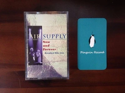 AIR SUPPLY - NOW AND FOREVER: GREATEST HITS LIVE CASSETTE TAPE SEALED - Image 1 of 3