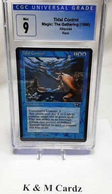 MTG - Alliances - Tidal Control - Graded - CGC 9.0 - Vintage - Image 1 of 4