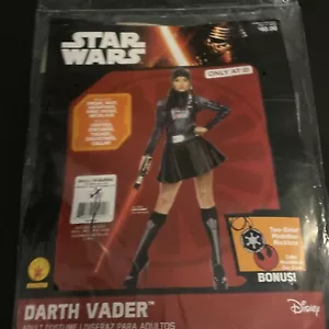 Costume Halloween Star Wars Darth Vader donna taglia piccola (6-10) difettoso - Foto 1 di 10