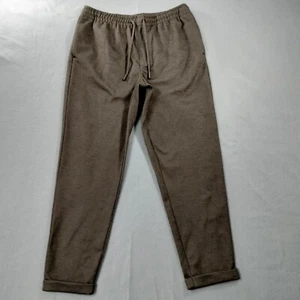 Felpa Zara Jogger con coulisse marrone e polsini uomo taglia large - Foto 1 di 6