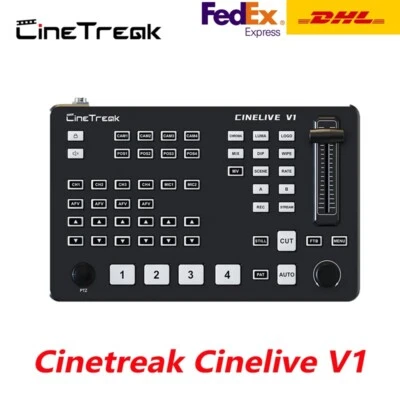 Cinetreak Cinelive V1 4 Channel Video Switcher Full 1080p 60Hz HD Screen LivePTZ - Image 1 of 4