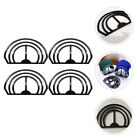Hat Brim Bender Curving Band 4Pcs Plastic Shaper For Hats Baseball Caps-Gv