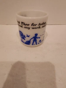 Vintage Hazel Atlas Child's Cup With Black Lettering Excellent! - Picture 1 of 10