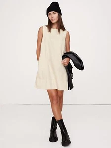 Mini Vestido Denim Italiano Banana Republic Nuevo con Etiquetas - Grande Crudo #882630 - Imagen 1 de 6