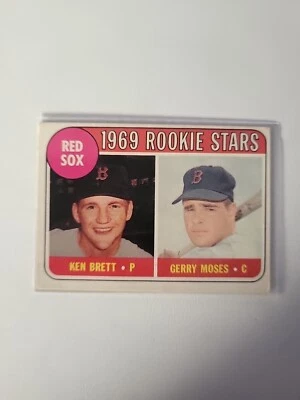1969 Topps #476 Red Sox 1969 Rookie Stars (Ken Brett / G. Moses - Image 1 of 4