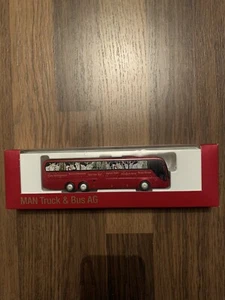 RARE MAN LIONS COACH L AG BUS COACH CHRISTMAS 2011 1:87 RIETZE (DEALER MODEL) - Picture 1 of 1