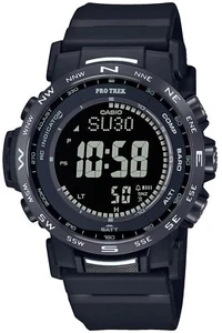 Casio Pro Trek PRW-35Y-1BJF Climber Line Triple Sensor Radio Solar Negro NUEVO - Imagen 1 de 1