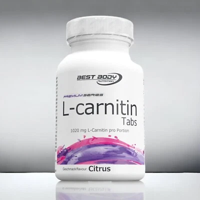 Best Body Nutrition  L-Carnitin 60 Tabs Lutschtabletten vegan 98,41€/kg - Bild 1 von 3