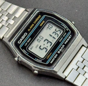 [Exc+5 /New Battery] Vintage Casio W-31 module 593 Active 80's Free Ship Japan - Picture 1 of 15
