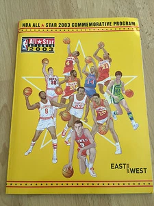 2003 NBA ALLSTAR COMMEMORATIVE PROGRAM - *MICHAEL JORDAN'S LAST GAME* - Picture 1 of 2