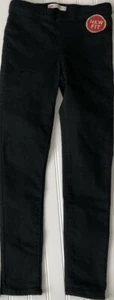 Levis Girls Super Skinny Pull On Denim Leggings Black Jean Size16Regular NWOT  - Picture 1 of 1
